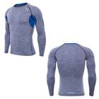 Compress Muscle Mens Sports Top 95% Polyester Dyed Moisture Wicking Multi Color