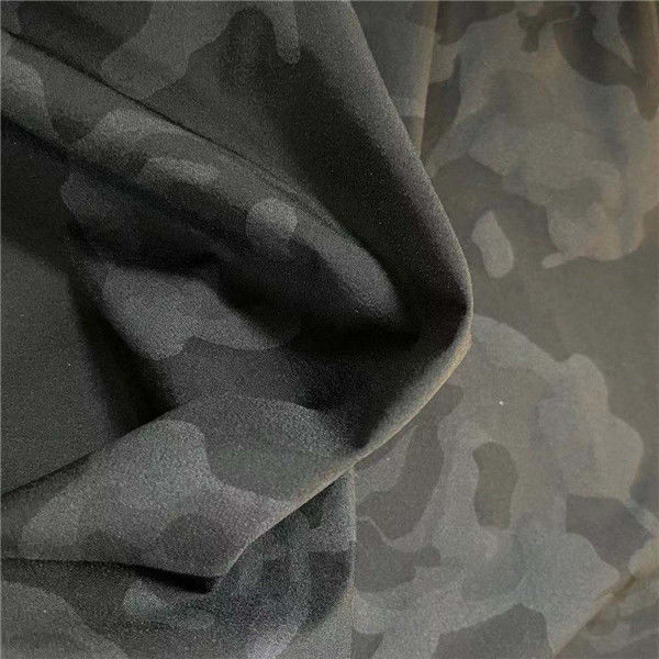 100% Polyester Reflective Wind Breaker Fabric 75D*150D 160gsm 150cm Waterproof And Windproof .